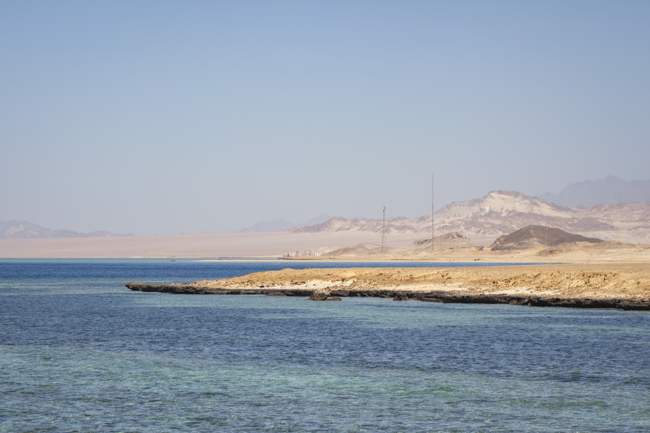 Beach at Hurghada on the Red Sea