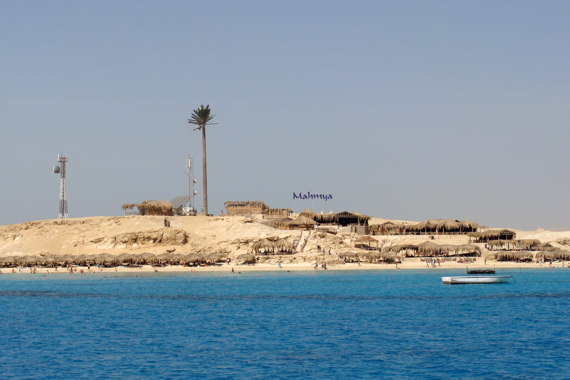 Turquoise waters of Hurghada on the Red Sea