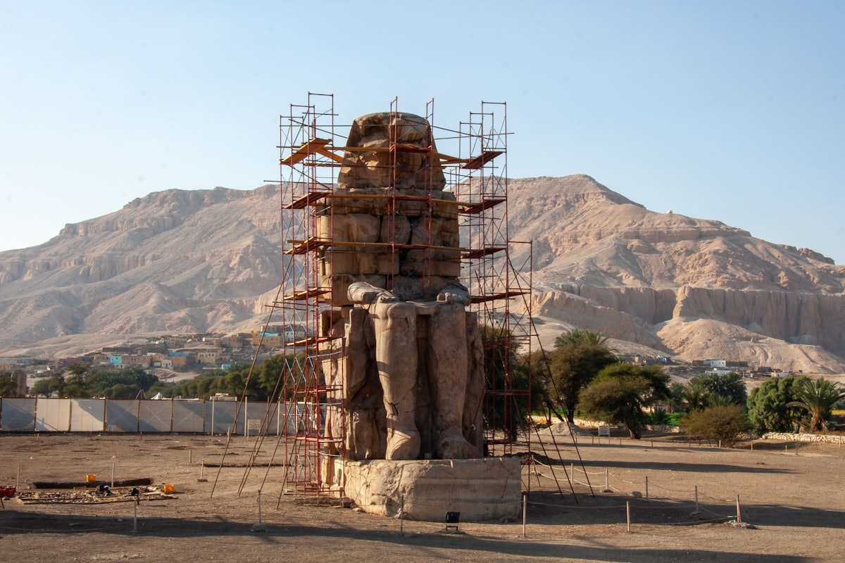 The Colossi of Memnon near Luxor