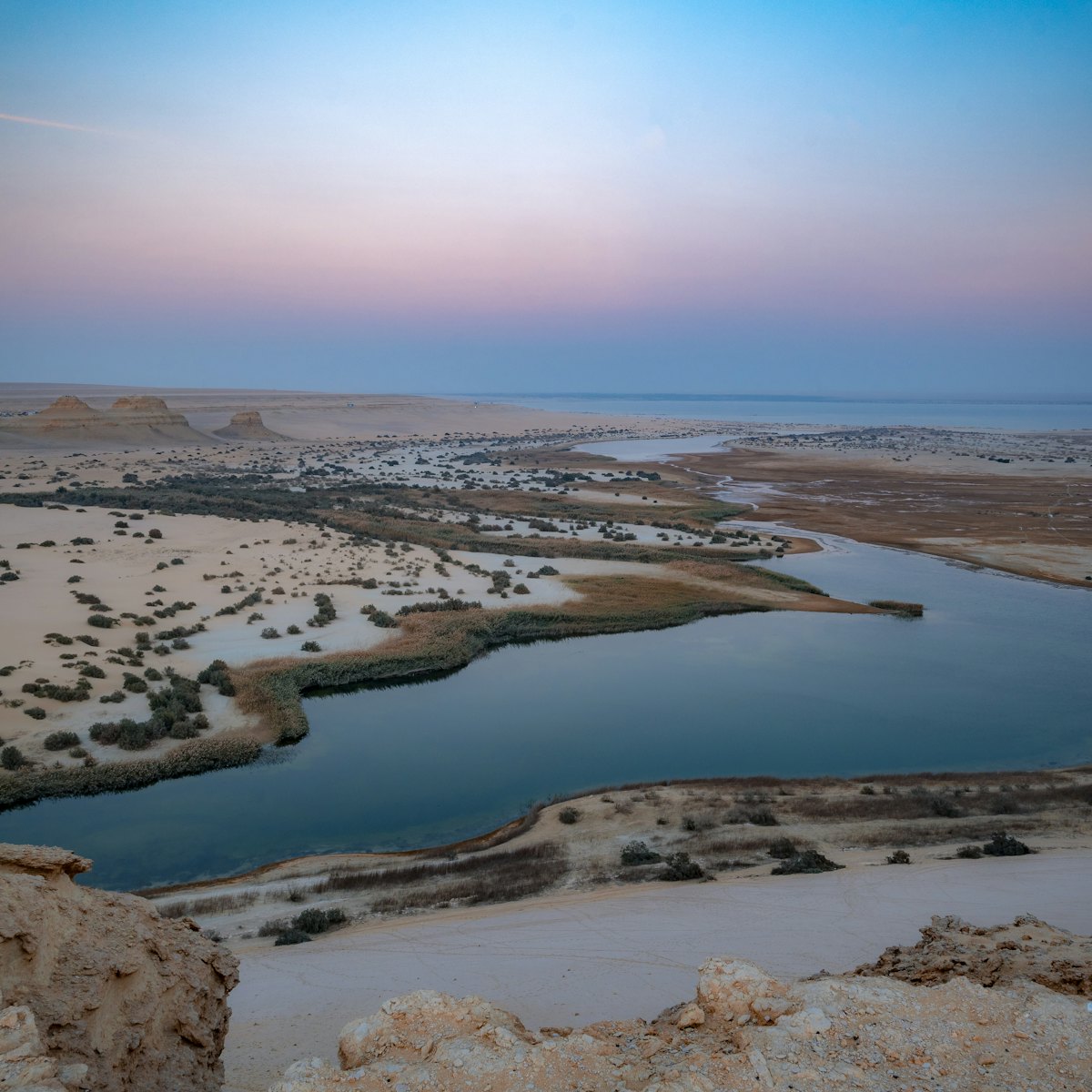Lake Nasser cruise landscape